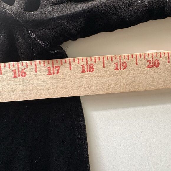 Tyler Boe Velvet Cold Shoulder Mock Neck Dress S  Black Elegant Party Cocktail S - Picture 6 of 10